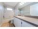 Standard bathroom with tile floors, standard cabinet, and shower with bathtub at 1712 Crossvine Ct, Trinity, FL 34655