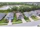 A tranquil residential neighborhood with waterfront views and manicured lawns at 19836 Hidden Glen Dr, Land O Lakes, FL 34638