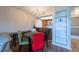 Well lit dining area with open access to the kitchen and bright decor at 2617 Cove Cay Dr # 206, Clearwater, FL 33760