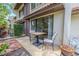Cozy outdoor patio area for dining and relaxation at 3505 Tarpon Woods Blvd # N405, Palm Harbor, FL 34685