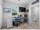 Functional office space featuring a work area, closet, and a rug, designed for efficiency at 4120 W North A St # 2, Tampa, FL 33609