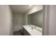 Bathroom with sleek vanity, large mirror, and modern fixtures, perfect for everyday living at 5407 Kedgewick Ln, North Port, FL 34288