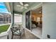 Comfortable screened patio offers seamless indoor/outdoor living and dining at 5413 Wishing Arch Dr, Apollo Beach, FL 33572
