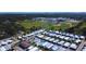 Aerial view of the community featuring a pool at 663 54Th S Way # 146, Gulfport, FL 33707