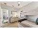 bedroom with bunkbeds, carpeted floor and dresser, bathed in natural light at 7705 S Sparkman St, Tampa, FL 33616