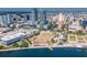 Breathtaking aerial perspective of the city highlighting its modern buildings, parks, and waterfront at 777 N Ashley Dr # 2608, Tampa, FL 33602