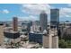 Stunning city view showcasing Trust and PNC buildings with blue skies and puffy white clouds at 777 N Ashley Dr # 2608, Tampa, FL 33602