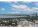 Breathtaking view of the bay with lush greenery and city buildings in the foreground at 777 N Ashley Dr # 2608, Tampa, FL 33602