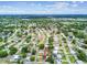 This aerial image provides a view of a community, with an arrow marking the property's address at 8528 Iris Ave, Seminole, FL 33777