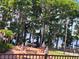 Outdoor dining area on patio with picnic tables and views of the lake at 946 Madrid Dr, Palm Harbor, FL 34684