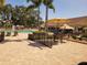 Inviting pool area with comfortable lounge chairs, perfect for relaxation and recreation at 946 Madrid Dr, Palm Harbor, FL 34684