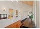 This dining room features hardwood floors and natural light from the windows at 1001 E Crawford St, Tampa, FL 33604
