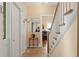 Foyer area with staircase leading to upper level at 1001 E Crawford St, Tampa, FL 33604