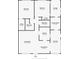 Detailed floor plan showcasing the layout of the home, including room dimensions at 1908 Canterbury Ln # 28, Sun City Center, FL 33573