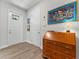 Inviting entryway featuring a classic wooden secretary desk and light, neutral walls at 202 S Tampania Ave # 3, Tampa, FL 33609