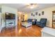 Bright and airy living room with hardwood floors and an open layout at 2308 Rio Cir, Spring Hill, FL 34608