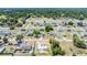 An aerial view of a developing residential neighborhood with tree-lined streets at 27017 Mott Ave, Brooksville, FL 34602