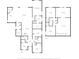 Detailed floorplan layout of the home showcasing the room locations, measurements, and flow at 31643 Colada Drift Way, Wesley Chapel, FL 33545