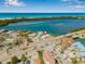 Aerial view of the home near the Gulf beaches and bay at 321 N Boulevard Of The Presidents, Sarasota, FL 34236