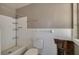 Bathroom with standard fixtures in need of repair, revealing water damage in the wall at 328 Tallahassee Ne Dr, St Petersburg, FL 33702