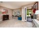 Welcoming foyer with tile flooring, neutral walls, and a view of the entrance at 4611 Grand Preserve Pl, Palm Harbor, FL 34684
