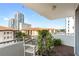 Balcony with chairs offering panoramic city views, perfect for enjoying the outdoors at 470 3Rd S St # 602, St Petersburg, FL 33701