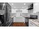 Modern kitchen with stainless steel appliances, granite countertops, and a farmhouse sink at 470 3Rd S St # 602, St Petersburg, FL 33701