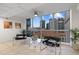Modern condo sitting area with stunning city views at 470 3Rd S St # 602, St Petersburg, FL 33701