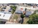 An aerial shot displays the property layout, highlighting a spacious backyard and proximity to Ballast Point Blvd at 5405 59Th N St, St Petersburg, FL 33709