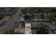 Aerial view showcasing the property's location near local businesses and the convenience of nearby thoroughfare at 5405 59Th N St, St Petersburg, FL 33709