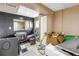 Unfinished basement area with white tile flooring and a mirror, offering potential for customization at 546 26Th N Ave, St Petersburg, FL 33704