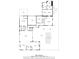 Detailed floor plan showcasing the layout of the first floor of the home with living spaces at 546 26Th N Ave, St Petersburg, FL 33704