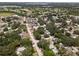 A neighborhood aerial view featuring lush greenery, serene streets and diverse architecture under a bright sunny sky at 701 59Th Ne Ave, St Petersburg, FL 33703