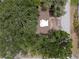 Aerial view of the roof with trees at 701 59Th Ne Ave, St Petersburg, FL 33703