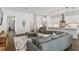 Open-concept living area seamlessly connects the living room to the well-equipped kitchen at 807 W Kentucky Ave, Tampa, FL 33603