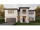 Stunning two-story home with brick and white siding, complemented by professional landscaping and an attached garage at 811 W Ohio Ave, Tampa, FL 33603