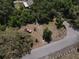 Aerial view of wooded lot features mature trees and a serene, natural setting at 8601 N 28Th St, Tampa, FL 33604