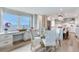 The living room boasts views of the water with access to a fully renovated kitchen at 100 Oakmont Ln # 310, Belleair, FL 33756