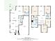 Detailed floor plan displaying layout of rooms and dimensions in a two-story house, showcasing total area at 10106 Count Fleet Dr, Ruskin, FL 33575