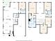 Simplified layout showing room placements on the first and second floors of a residential property at 10106 Count Fleet Dr, Ruskin, FL 33575