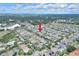 Aerial view of neighborhood showcasing the home's location within a planned community and local amenities at 1028 Oliveto Verdi Ct, Brandon, FL 33511