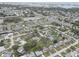 Wide aerial view showcasing the neighborhood's layout, community features, and proximity to the bay and Intracoastal Waterway at 11188 64Th Ter, Seminole, FL 33772