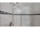 Shower with sleek tile surround and a modern shower head at 11878 Thicket Wood Dr, Riverview, FL 33579