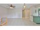 Open floor plan featuring a living room and eat in kitchen with modern upgrades at 13125 Wilcox Rd # 16202, Largo, FL 33774