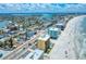 Beautiful aerial view of condos and beach in this coastal community with incredible views at 14146 Gulf Blvd # 4B, Madeira Beach, FL 33708