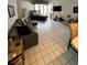 Comfortable, open concept living and bedroom space featuring neutral colors and bright, natural light at 16400 Gulf Blvd # 307, North Redington Beach, FL 33708