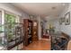 Light-filled foyer showcasing hardwood floors and decorative features at 2279 Ranchette Ln, Dunedin, FL 34698