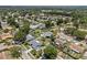 Neighborhood aerial shot showcasing mature trees, well-maintained lawns, and quiet residential streets at 3104 Apricot St, Seffner, FL 33584