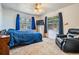 Bedroom with window, curtains, and entertainment center at 414 Cactus Cir, Seffner, FL 33584