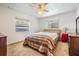 Bedroom with neutral decor and natural light at 414 Cactus Cir, Seffner, FL 33584
